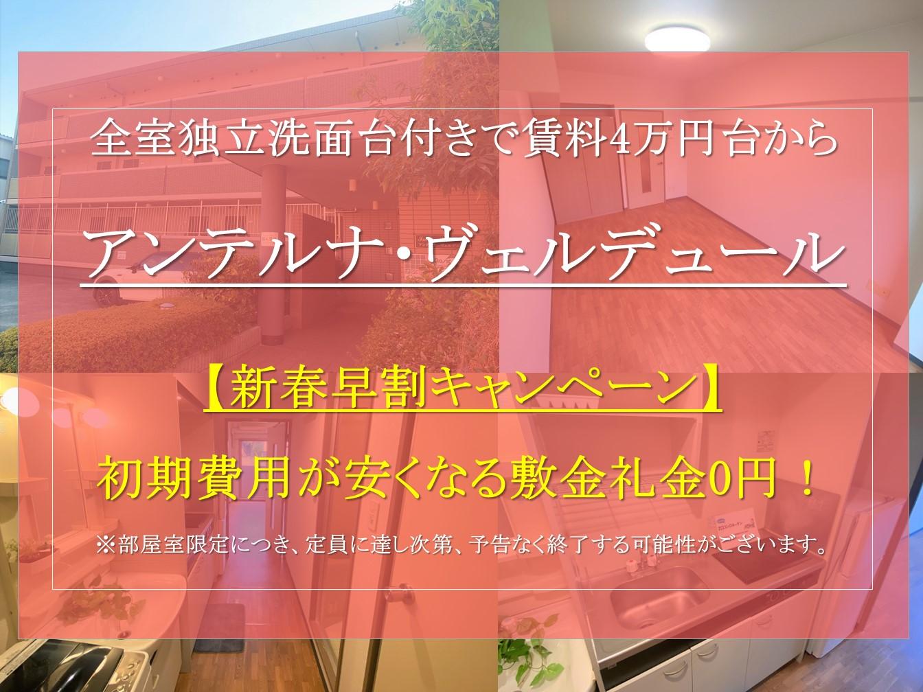 【アンテルナ・ヴェルデュール】2025年1月申込限定。お得な新春早割キャンペーンのご紹介！