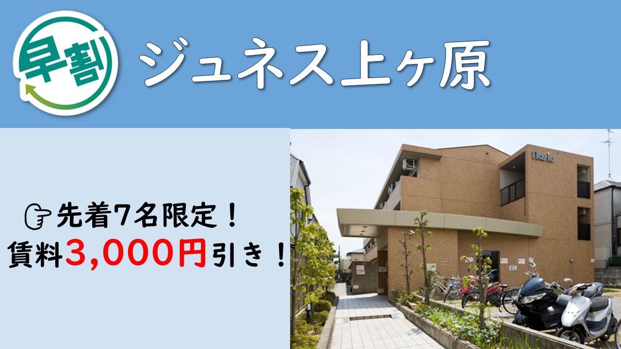 早割ジュネス3,000円引き