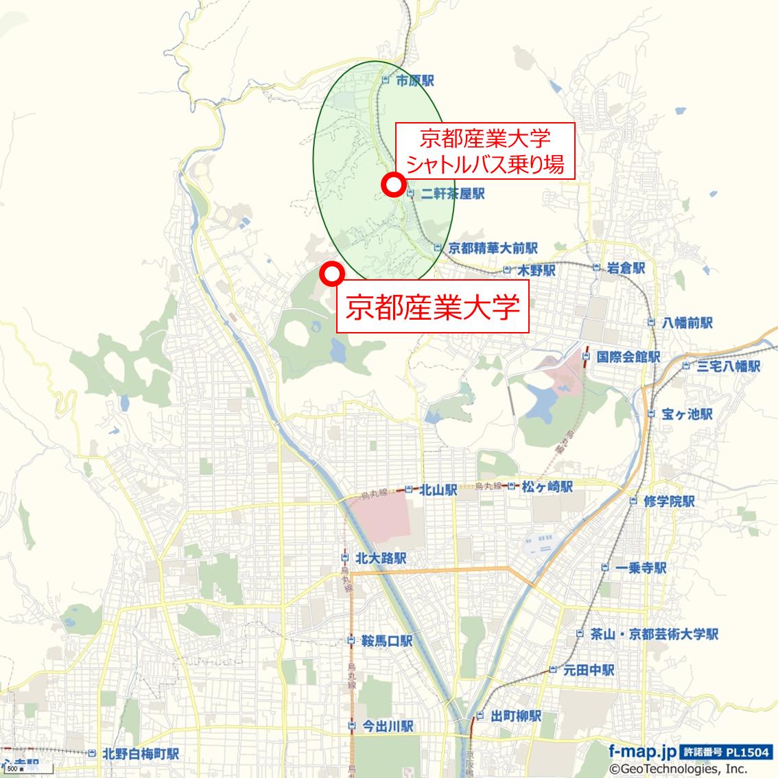 静市・二軒茶屋エリア