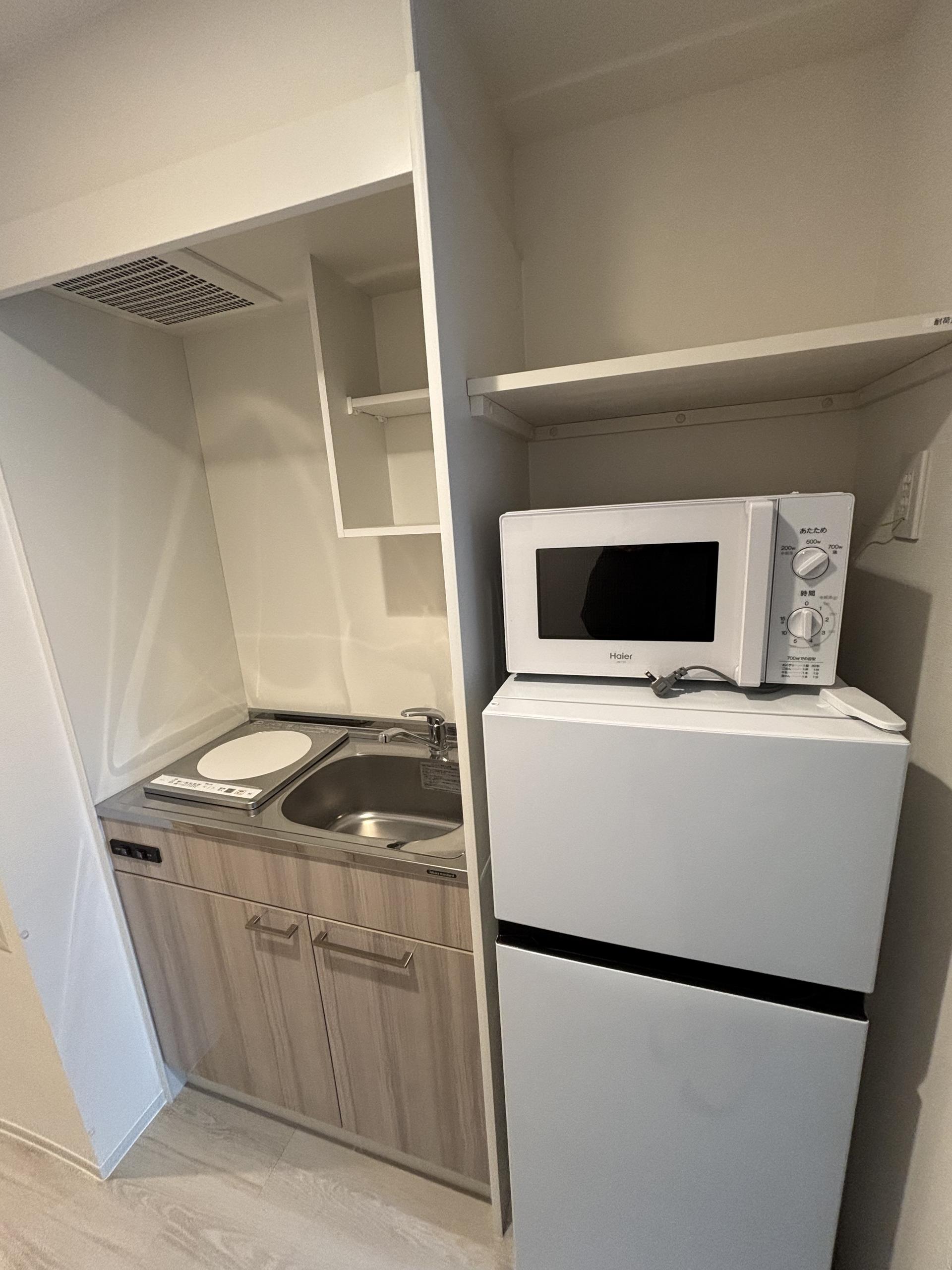 レンジと冷蔵庫